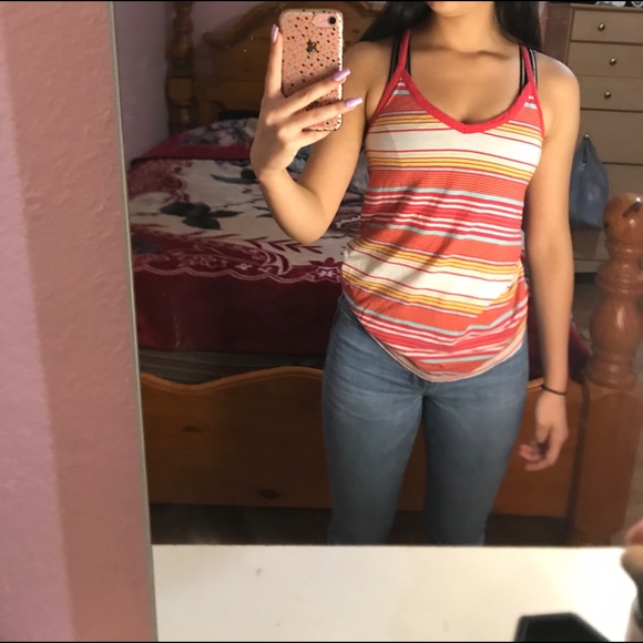 Colorful Striped Tank Top - Picture 2 of 3